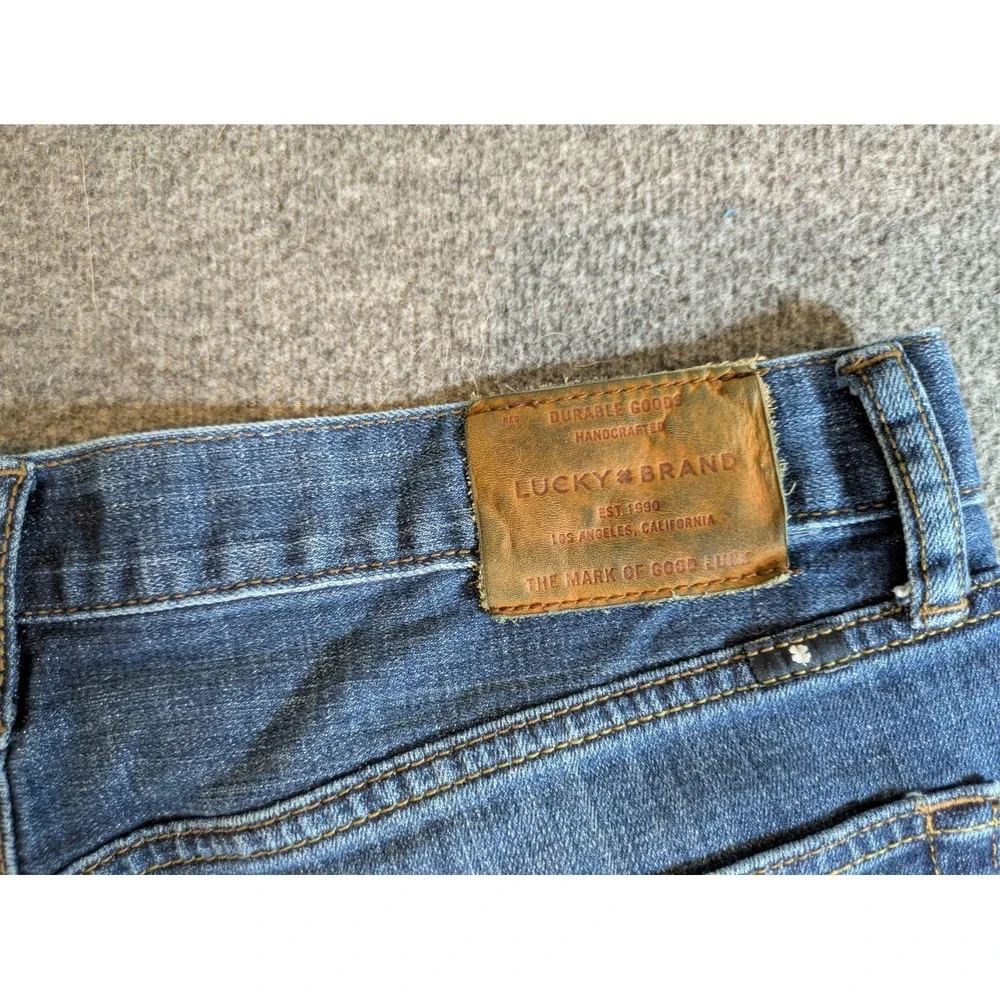 Lucky Brand Mens 121 Slim Fit Stretch Blue‎ Jeans size 34x30 Soft Denim Pants